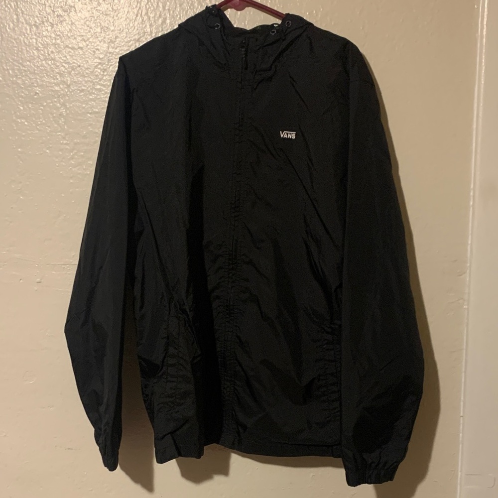 Vans Black Windbreaker